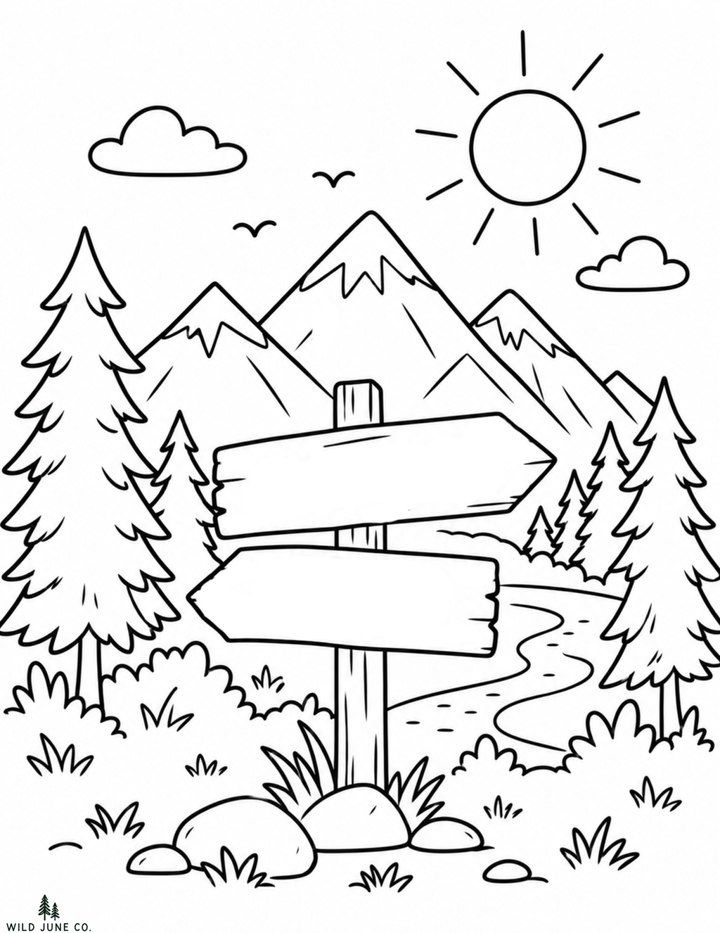 Whistler Adventures: Printable Kids’ Colouring Book